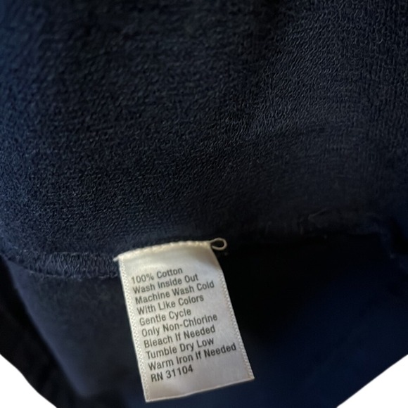 Kim Rogers Navy Blue Button Front Cotton Shirt Jacket Plus Size 2X Shacket - Picture 5 of 5